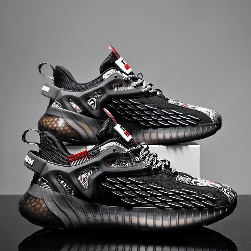 image-Men's Sports And Leisure Mesh Surface Breathable Shoes