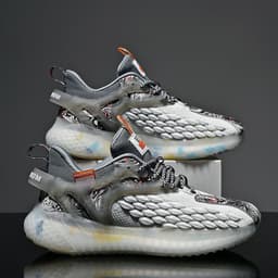 image-Men's Sports And Leisure Mesh Surface Breathable Shoes