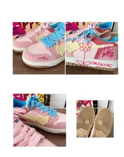 image-Sunflower Board Shoes Female Design Sense Small Hand Painted