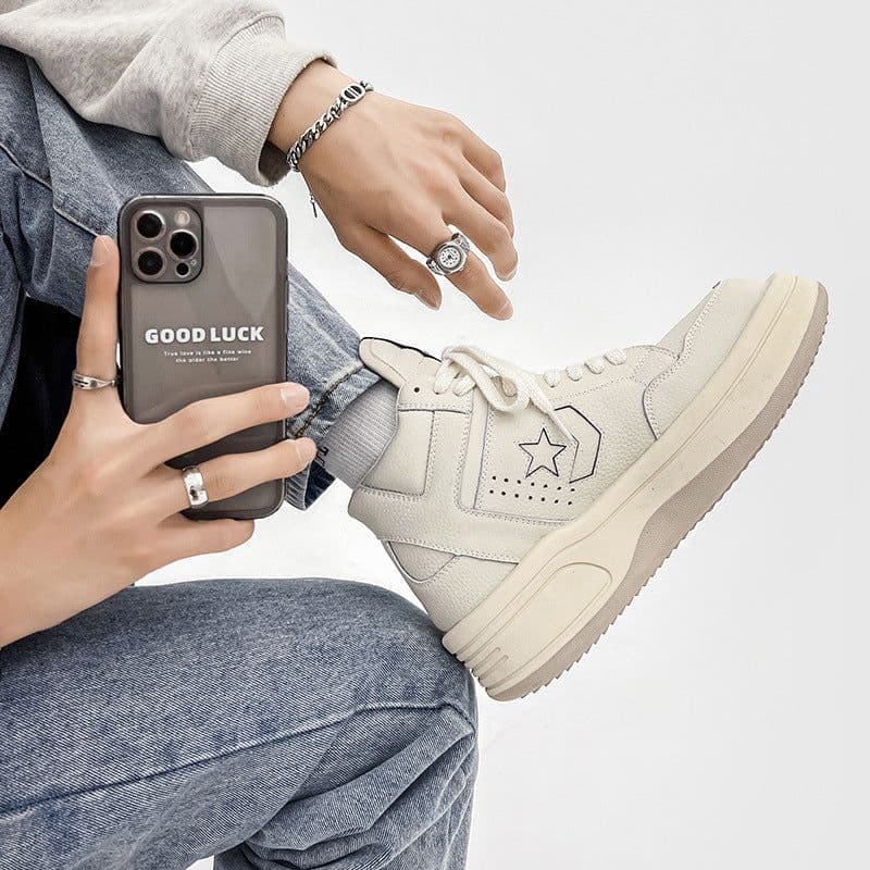 image-Casual Thick Soled Elevated Versatile Board Shoes