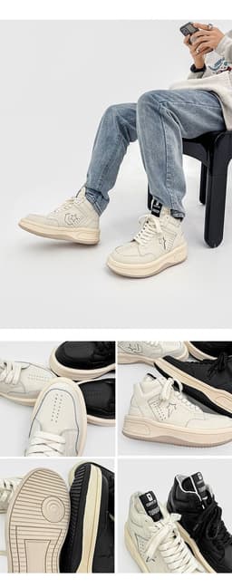 image-Casual Thick Soled Elevated Versatile Board Shoes
