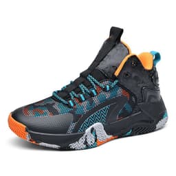 image-Mesh Large Size High-top Basketball Shoes Student Running