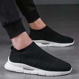 image-Men's Plus Size Canvas Socks Sports Breathable Shoes