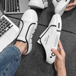 image-Outdoor Flats Slippers Breathable Lightweight Half Closed Toe Shoes Men
