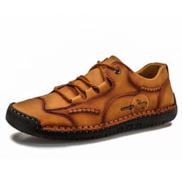 image-Leather Men's Sports Shoes Outdoor Hiking