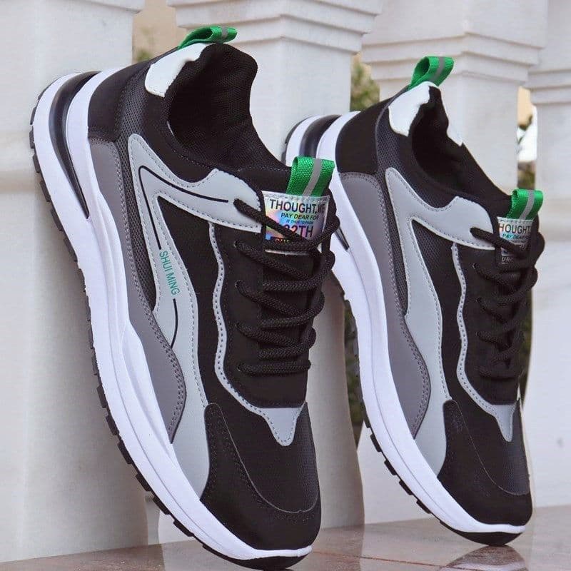 image-Men's Casual Waterproof Leather Sneakers