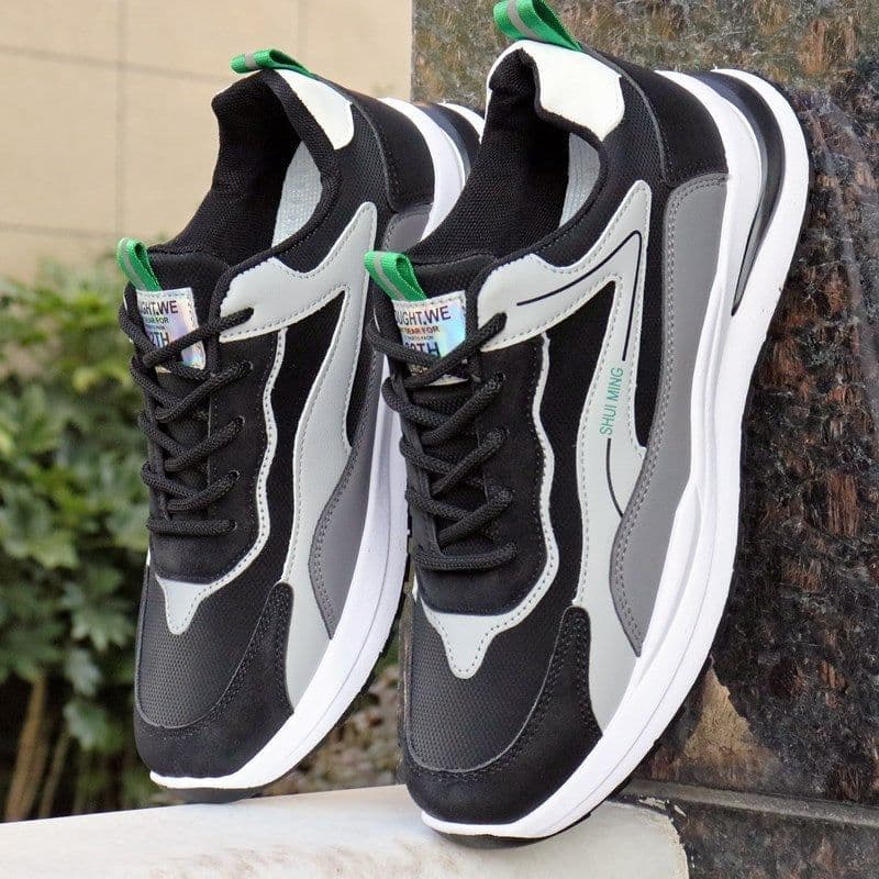 image-Men's Casual Waterproof Leather Sneakers