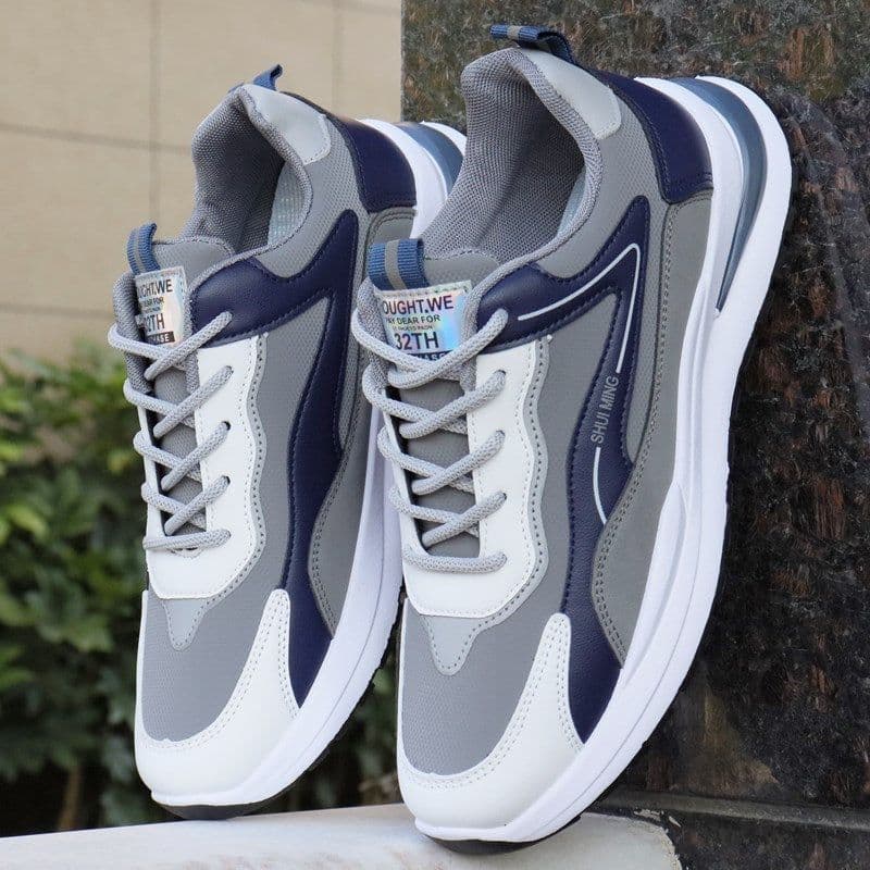 image-Men's Casual Waterproof Leather Sneakers