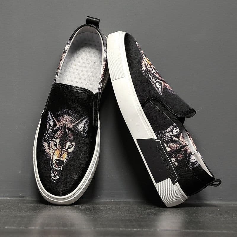 image-Men's One-legged Lazy Fashion Casual Canvas Shoes