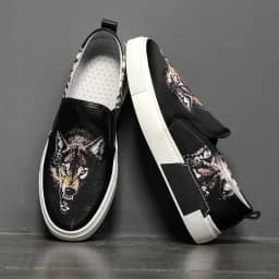 image-Men's One-legged Lazy Fashion Casual Canvas Shoes