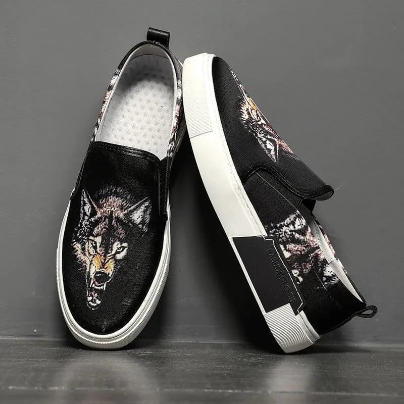 image-Men's One-legged Lazy Fashion Casual Canvas Shoes