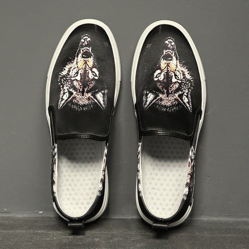 image-Men's One-legged Lazy Fashion Casual Canvas Shoes