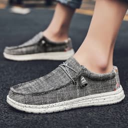 image-Men's Fashion Casual Canvas Shoes