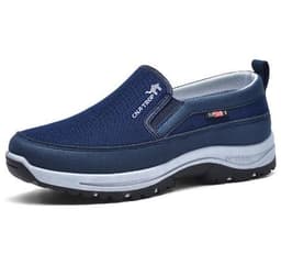 image-Shoes Mens Canvas Shoes Soft Bottom Casual Breathable Comfortable Slip-on Mens Cloth Shoes