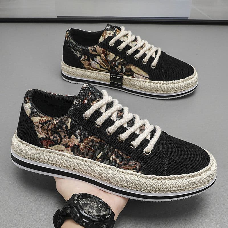 image-Spring And Summer New Casual Breathable Soft Bottom Soft Surface Versatile Wear-resistant Casual Men's Shoes