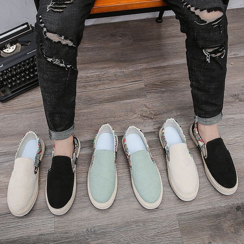 image-Men's Casual Low Top Fisherman Shoes