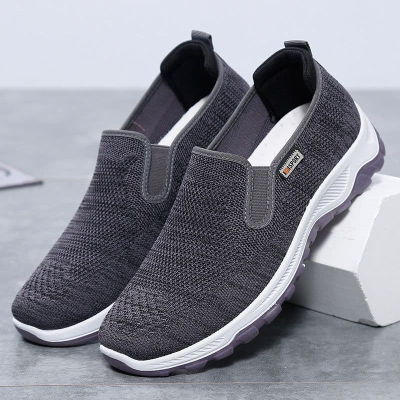 image-Spring And Autumn Vintage Cloth Shoes Middle-aged And Elderly Men's
