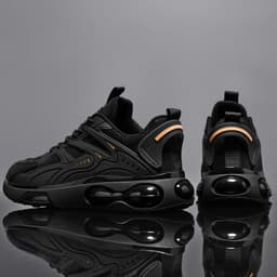 image-New Casual Sports Black All-match Height Increasing Running Shock Absorption Men's Shoes