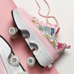 image-Male And Female Adult Four Wheel Deformation Shoes Student Sports Shoes With Light Pulley