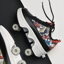 image-Male And Female Adult Four Wheel Deformation Shoes Student Sports Shoes With Light Pulley