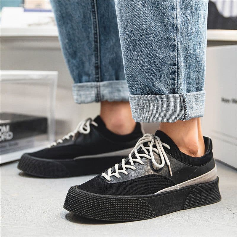 image-Men's Trendy Sports Casual Platform Sneakers