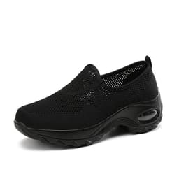image-Women's Breathable Hollow Sneakers Slip On