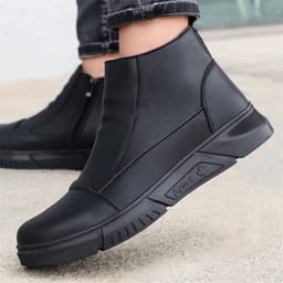 image-Labor Protection Shoes Men Anti Hit
