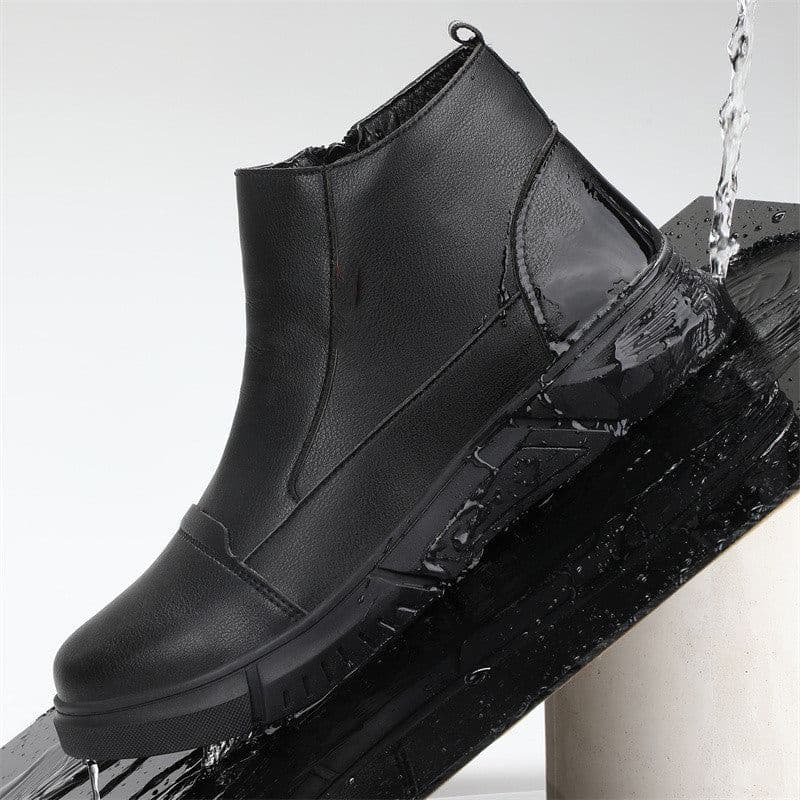 image-Labor Protection Shoes Men Anti Hit