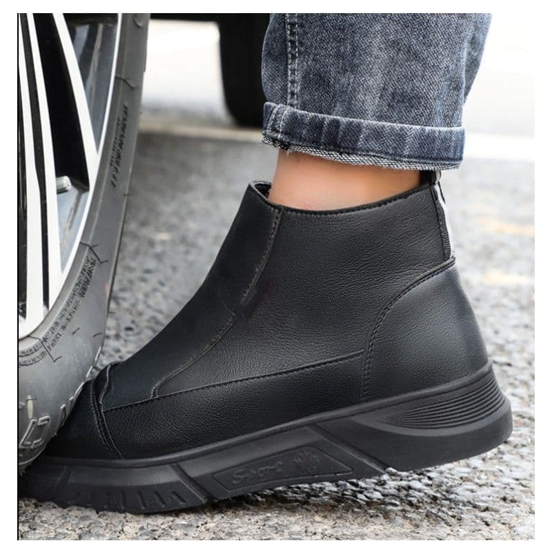 image-Labor Protection Shoes Men Anti Hit