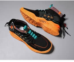 image-Men's Fashion High Top Leisure Board Shoes