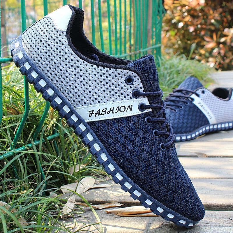 image-Men's Breathable Casual Shoes Mesh Sneakers