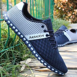 image-Men's Breathable Casual Shoes Mesh Sneakers