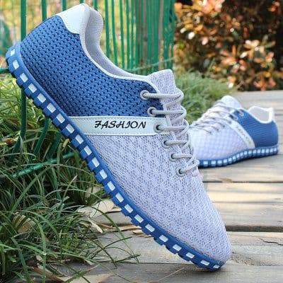 image-Men's Breathable Casual Shoes Mesh Sneakers