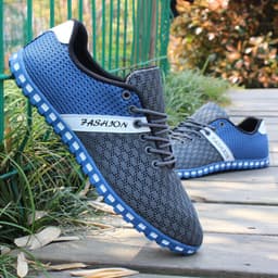 image-Men's Breathable Casual Shoes Mesh Sneakers