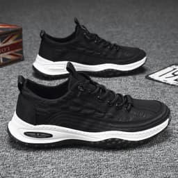 image-Men's Ice Silk Cloth Breathable Sports Casual Borad Shoes