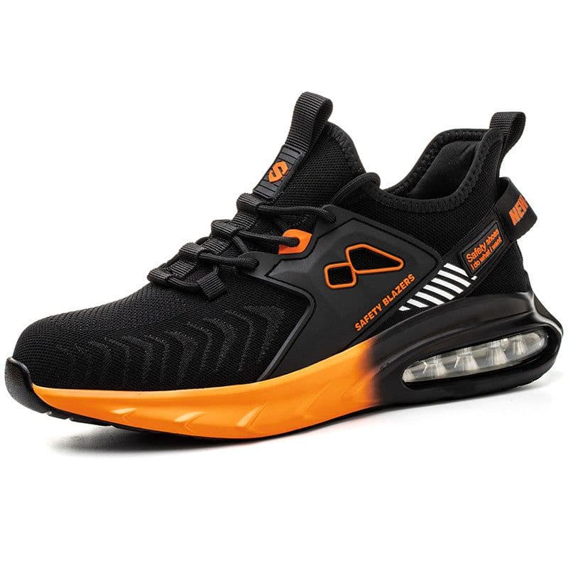 image-Men's Anti Impact And Wear-resistant Safety Shoes