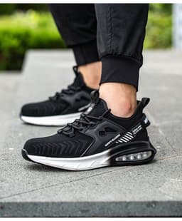 image-Men's Anti Impact And Wear-resistant Safety Shoes
