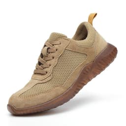 image-Pigskin Breathable Steel-covered Toe Labor Protection Shoes