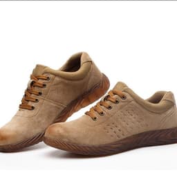 image-Pigskin Breathable Steel-covered Toe Labor Protection Shoes