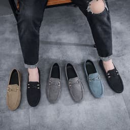 image-Tods Men's Soft Bottom Slip-on Casual Leather Shoes