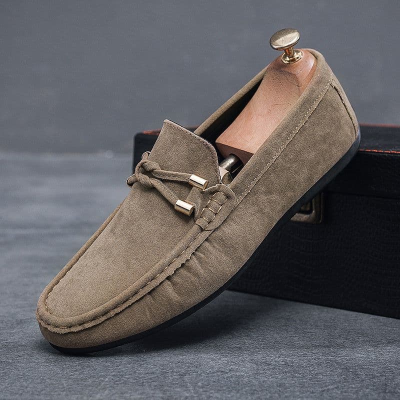 image-Tods Men's Soft Bottom Slip-on Casual Leather Shoes