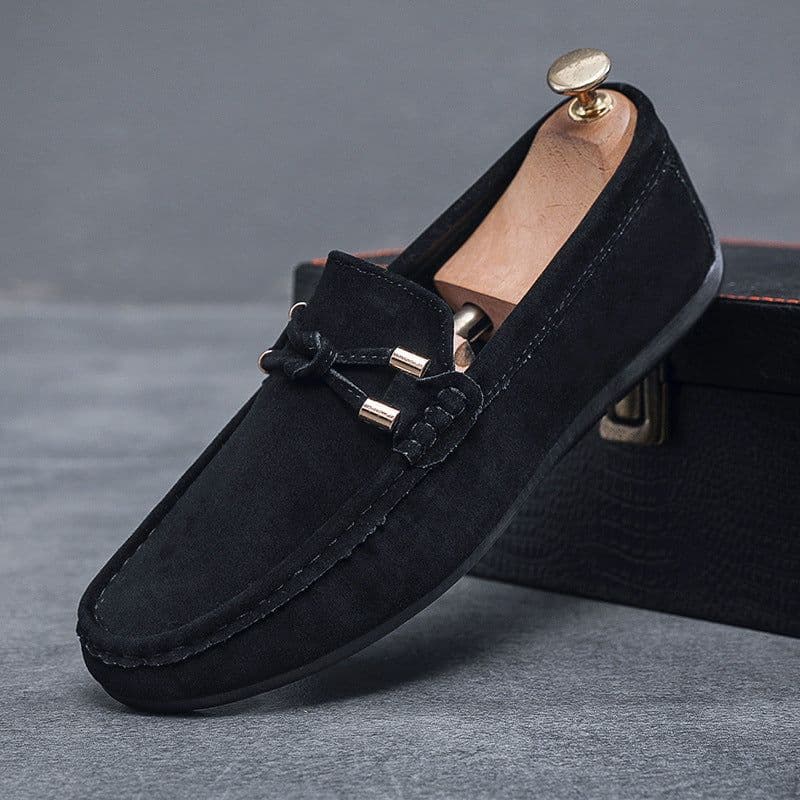image-Tods Men's Soft Bottom Slip-on Casual Leather Shoes