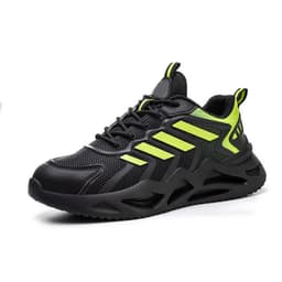 image-Flying Woven Labor Protection Shoes With Wear-resistant And Anti-skid Soles