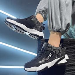 image-Breathable Youth Shock-absorbing High Top Basketball Shoes