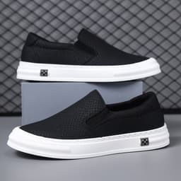 image-Men's Shoes Low-top Slip-on Slip-on Sneakers