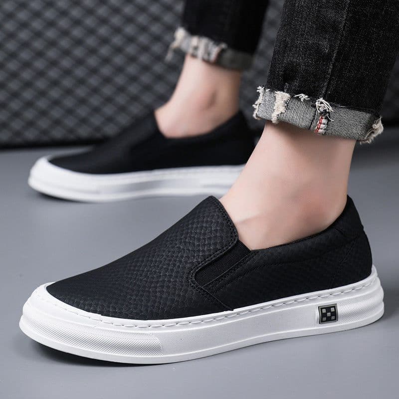 image-Men's Shoes Low-top Slip-on Slip-on Sneakers