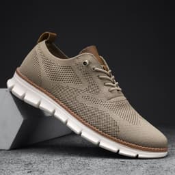 image-Men's Fashionable Casual Breathable Fly Woven Mesh Sneakers