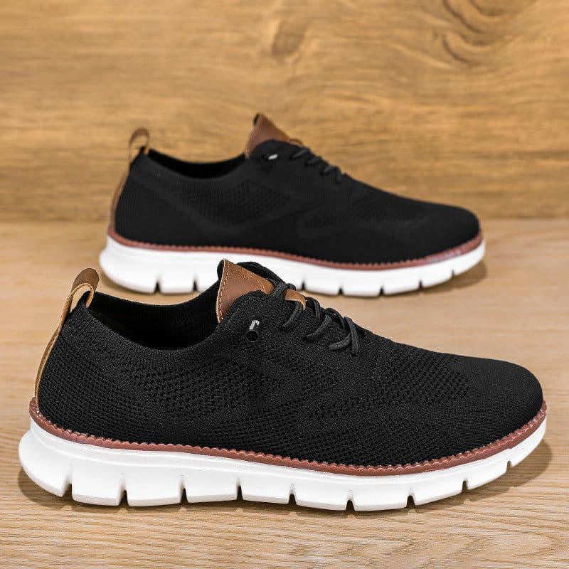image-Men's Fashionable Casual Breathable Fly Woven Mesh Sneakers
