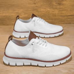 image-Men's Fashionable Casual Breathable Fly Woven Mesh Sneakers