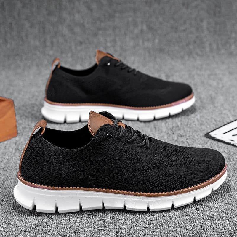 image-Men's Fashionable Casual Breathable Fly Woven Mesh Sneakers